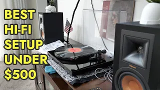 Best Vinyl Setup Under $500? Pro-Ject Debut Carbon DC + Klipsch R-15PM + Polk Audio PSW10 Subwoofer