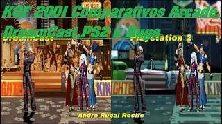 KOF 2001 Comparativos Arcade, DreamCast, PS2 e Bugs