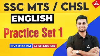 SSC MTS/ SSC CHSL 2024 | SSC English Classes by Shanu Rawat | SSC English Practice Set 1