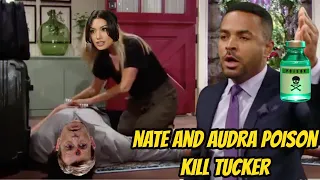 Breaking News YR Spoilers Nate gives poison to Audra - will she give it to Tucker to drink and die?