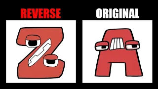 Reverse Alphabet Lore vs Original Alphabet Lore (Z-A) l Alphabet Lore Meme Animation @MikeSalcedo