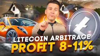 Crypto Arbitrage | New Strategy Trading Litecoin 2024 | Profit +11% | Crypto News | LTC Arbitrage