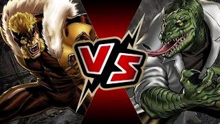 Sabretooth VS Lizard | BATTLE ARENA