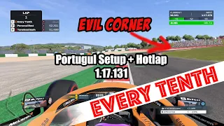 Portugal Hotlap + Setup + Techniques for F1 2021 game. Portimao circuit.