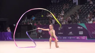 Malgorzata Roszatycka POL Ribbon AA World Challenge Cup Cluj 24 August 2019