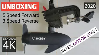 TROLLING MOTOR INTEX UNBOXING & TEST