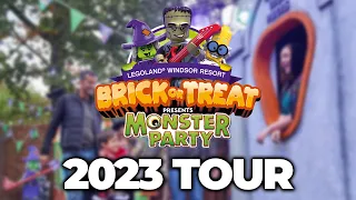 Legoland Windsor's Brick or Treat 2023 - Complete Tour With Monster Street [4K video]