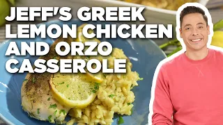 Jeff Mauro's Greek Lemon Chicken and Orzo Casserole | The Kitchen | Food Network