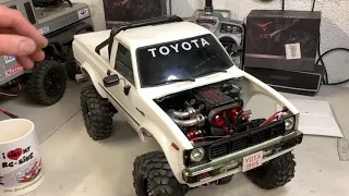 Tamiya Toyota Toyan Twin 4stroke build