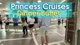 Princess Cruises Buffet Dinner Food Tour 2024