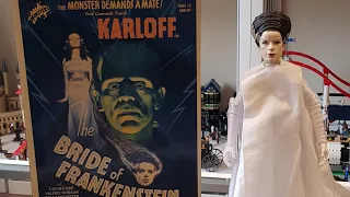 sideshow universal monsters,  Bride of Frankenstein 1/6th figure unboxing and review 😍