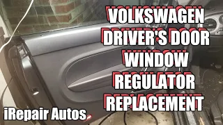 Volkswagen Beetle Driver's Window Regulator Replacement | DIY