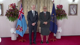 Fijian President receives credentials from non-resident Ambassador of Norway