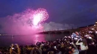 Scarlet Sails 2015, Saint-Petersburg, fireworks (GoPro Hero4) / Алые Паруса 2015, салют