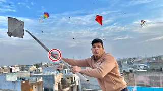 😱Caught Kites On Roof | Kite Catching | Kites Vlog |