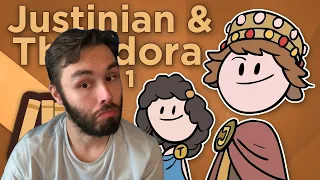 Social Stud Reacts | Justinian and Theodora - From Swineherd to Emperor - Extra History - #1