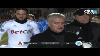 Saison 2010-2011 16ème journée OGC Nice-Olympique de Marseille 1-0