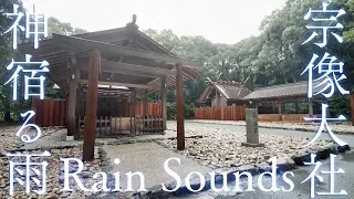 Rain Sounds for Sleep,Relax,Meditation,Activation 7CHAKRA [Munakata Shrine sacred place japan]
