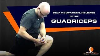 Self myofascial release quadriceps muscles - Dr Notley Chiropractor and Athletic Therapist Winnipeg