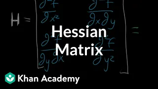 The Hessian matrix | Multivariable calculus | Khan Academy