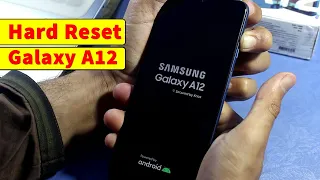 Samsung A12 Hard Reset | Pin, Passworld, Pattern Unlock Without PC