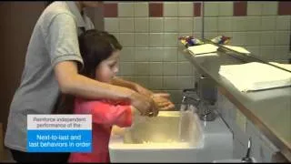 Chaining Hand Washing - Autism Therapy Video