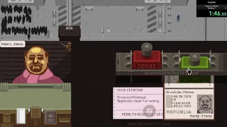 Papers, Please - Ending 1 - Speedrun in 3:40.08