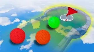 GOLF ON CRAZY INVISIBLE COURSE! (Golf It)