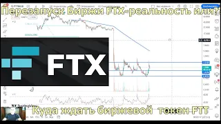 Биржа FTX-когда будет перезапуск??Перспективы  биржевого токена FTT-обзор