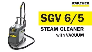 Karcher SGV 6/5 Steam Cleaner with Vacuum Demonstration