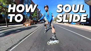 Inline Skate Soul Slide Tutorial - How to Stop on Inline Skates/Rollerblades
