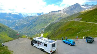 Driving DANGEROUS Swiss Alpine Roads in a MOTORHOME!