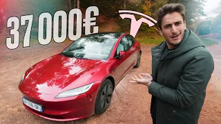 Je teste la nouvelle Tesla MODEL 3 (2023) à 37 000€ ! (ça vaut quoi ?)