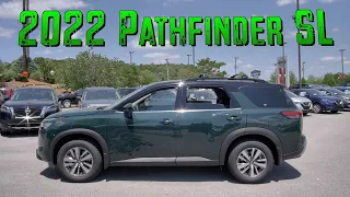 New Green 2022 Nissan Pathfinder SL-Nissan of Cookeville