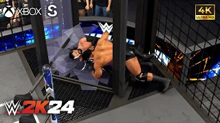 WWE 2K24 - 6 Man Elimination Chamber for World Heavyweight Champion | Xbox [4k60]