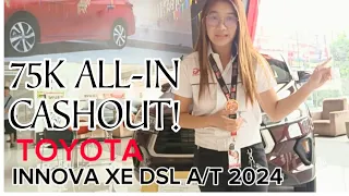 2024 TOYOTA INNOVA XE AT | BEST DEAL | Toyota Pasig #carloanapproval #ToyotaInnova #GrabTNVSReady