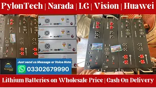 PylonTech Lithium battery | Narada Lithium battery | LG Lithium battery | Vision Lithium battery