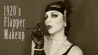 1920's Flapper Makeup Tutorial | Charleston Carnival Costume 2016