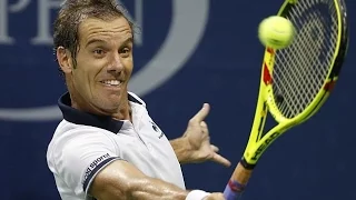 US Open 2015: Richard Gasquet vs Benard Tomic tennis highlights 2015