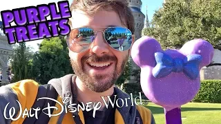 Walt Disney World Purple Treats Taste Test!