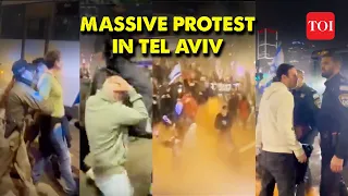 Massive Anti-Government Protest Erupts in Tel Aviv, Israel; Violent Clashes with Police Reported