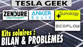 BILAN & PROBLEMES de mes stations solaires avec batterie