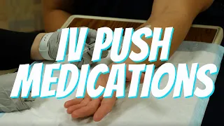 IV Medications Push Route Technique | Nurse Skill Demo