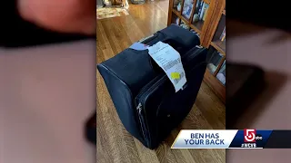Mass couple tracked lost bag with AirTag, but airline didn't return it for weeks