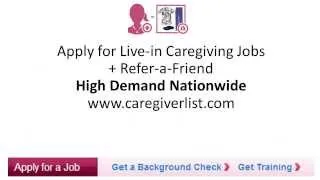 Live in Caregiver Jobs