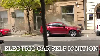 Electric Car Self Ignition (Not a Tesla )