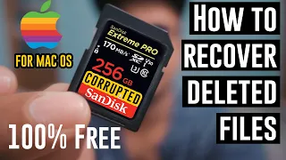 How to recover deleted files/photos from USB and SD card for free | Mac Working 2021 | 100% Free