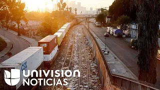 Armas de fuego entre los artículos robados a trenes de carga en Los Ángeles, según investigación