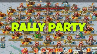 Lords Mobile - The biggest rally party on KVK. 30+ RALLIES. Catching fury targets