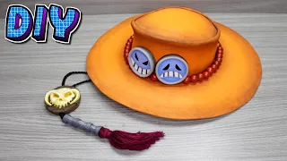 Como Fazer o Chapéu do Portgas D. Ace de One Piece.